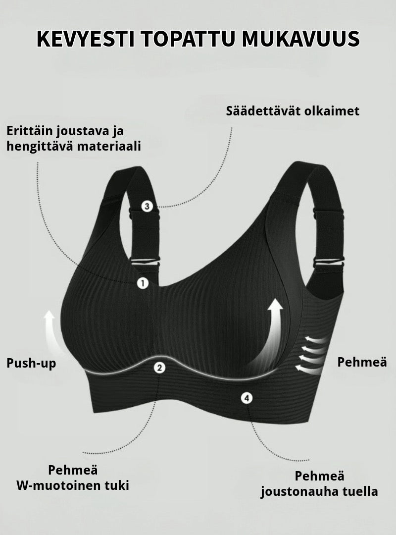 Kaareton Push-Up Rintaliivi