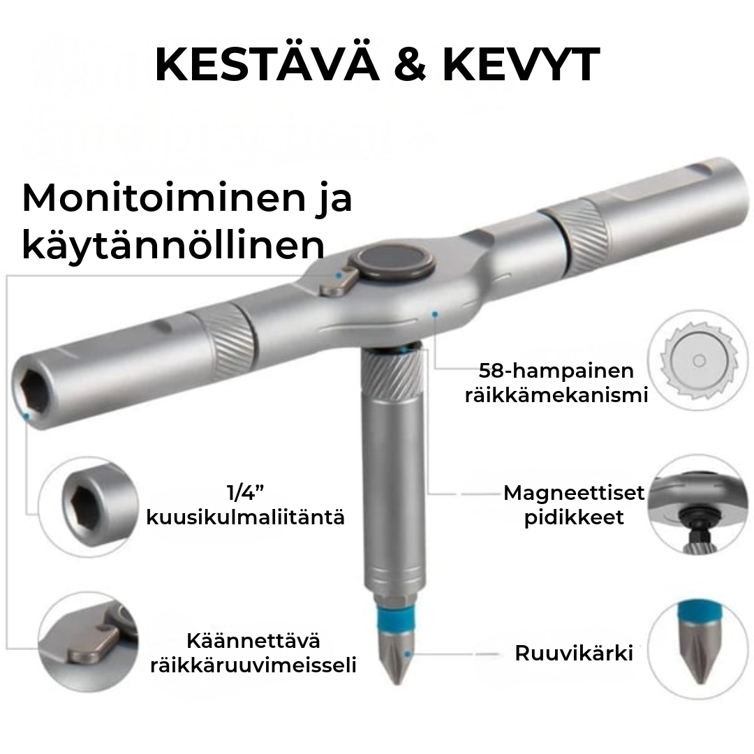 Ammattimainen 24-in-1 Magneettinen Ruuvimeisselisarja