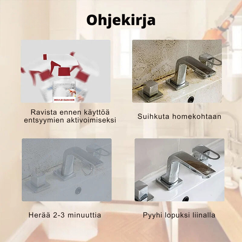 CleanShield™ - Homeen tahranpoistoaine