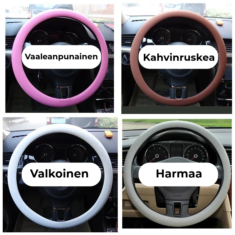 Liukumaton silikoninen ratin suojus