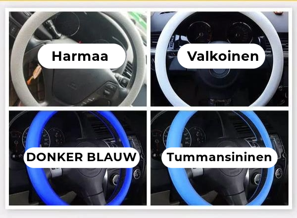 Liukumaton silikoninen ratin suojus