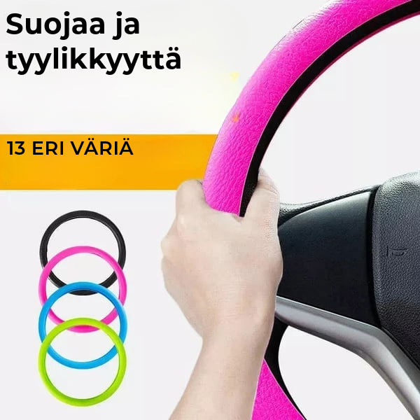 Liukumaton silikoninen ratin suojus