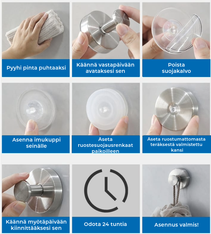 Tyylikäs ripustuskoukku