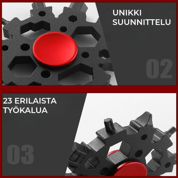 Snowflake™ 23-in-1 monitoimityökalu