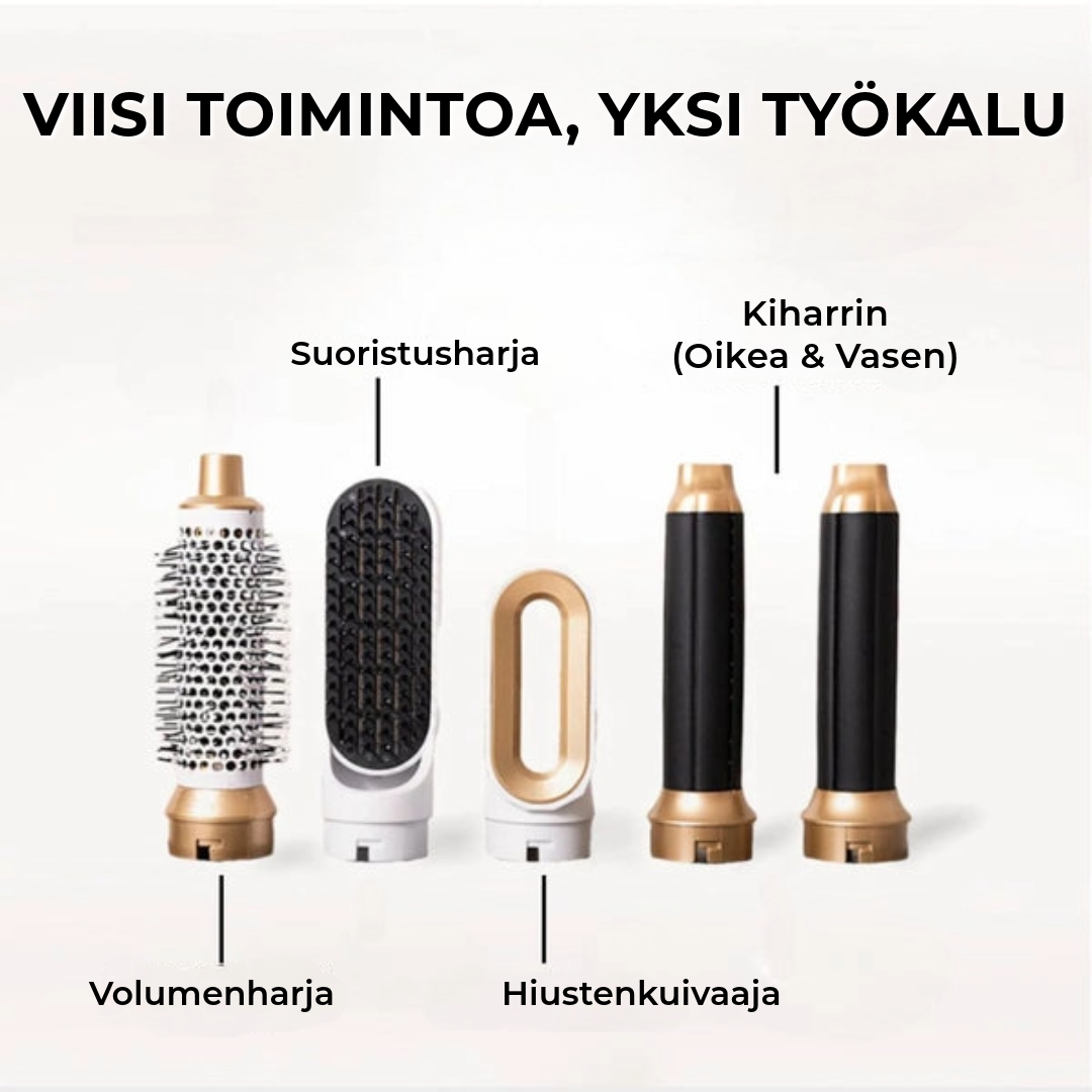 AirWrap™ | 5-in-1 Monitoiminen Hiusstyleri