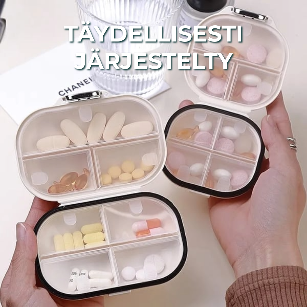 Kannettava pillerirasia