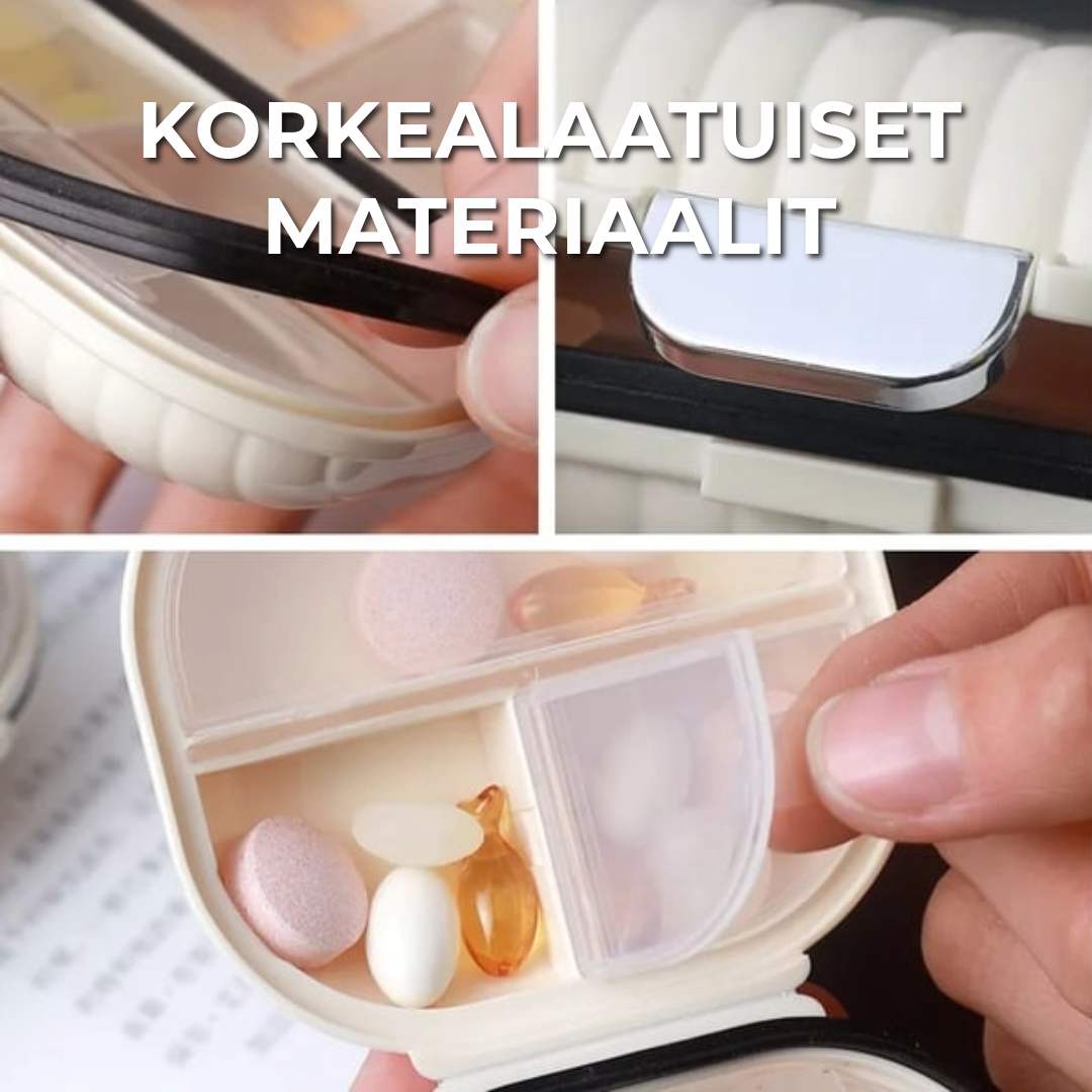 Kannettava pillerirasia