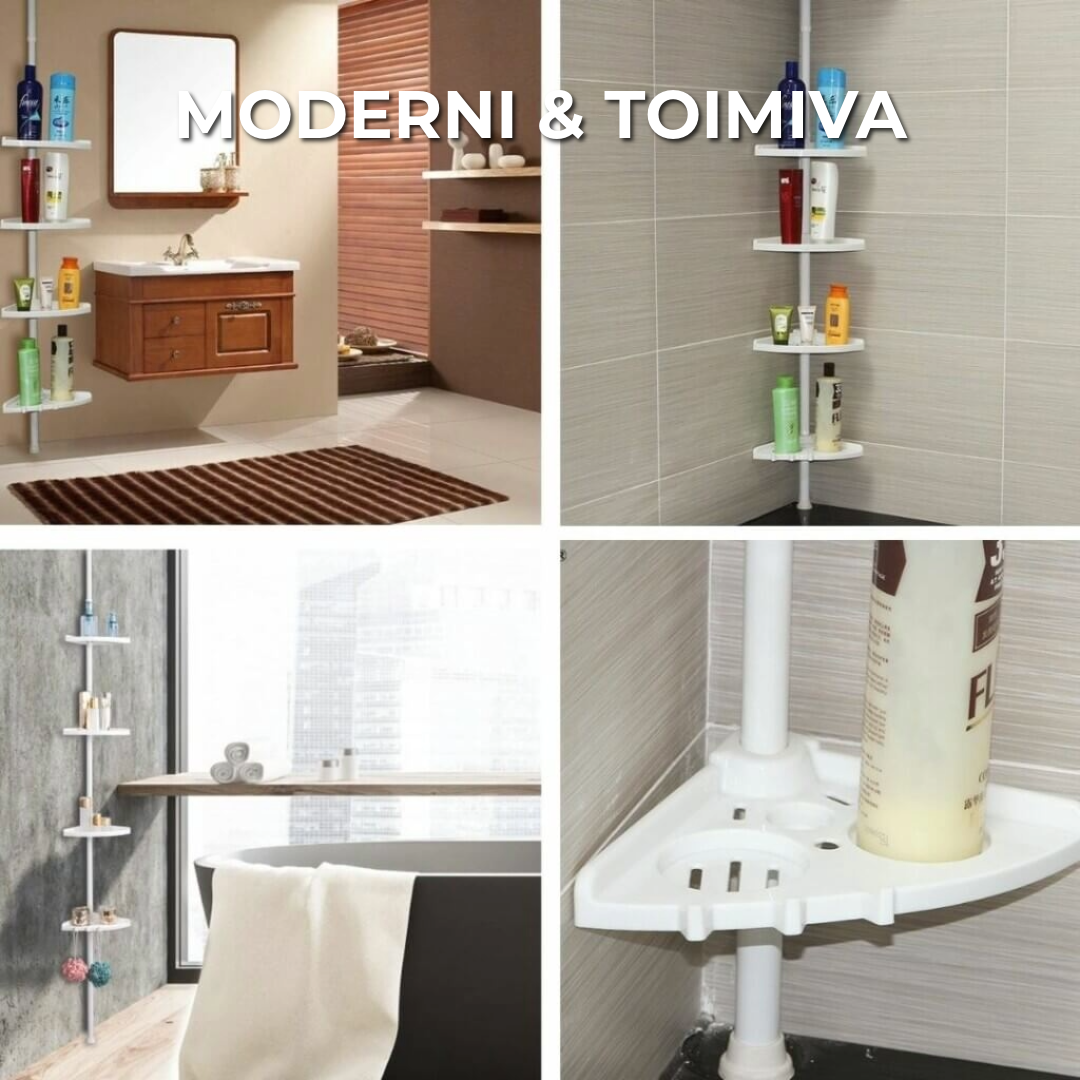 Luksus säädettävä suihkuteline