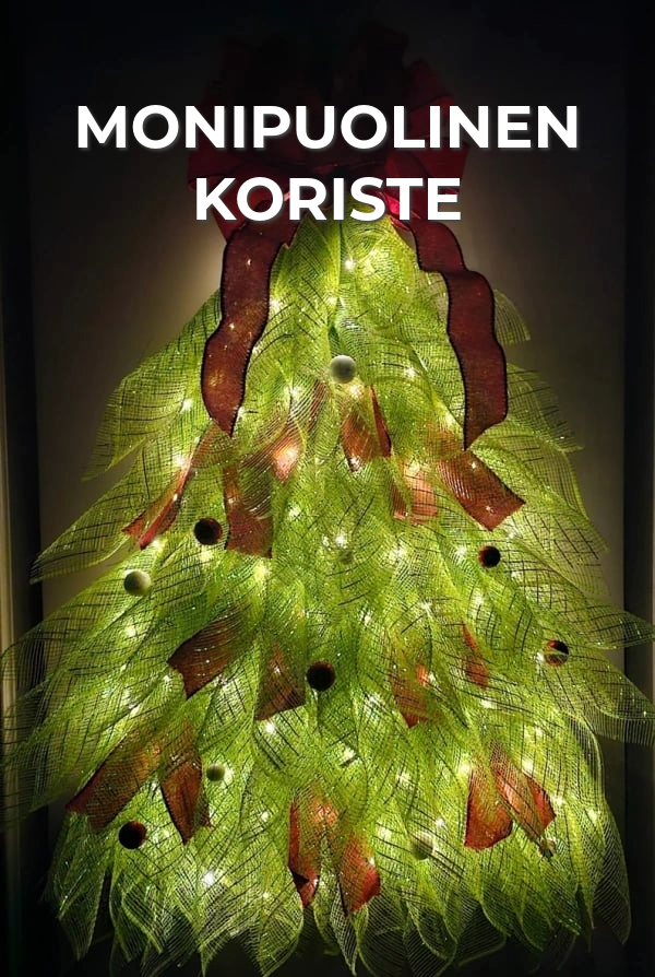 Käsintehty joulukuusikranssi