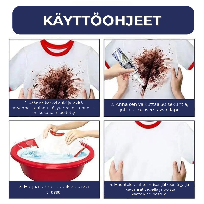 Enzyme™ Tehokas Tahranpoistaja