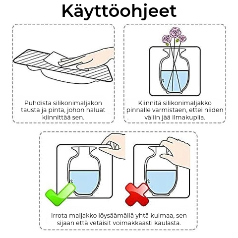 Maaginen silikonialjakko