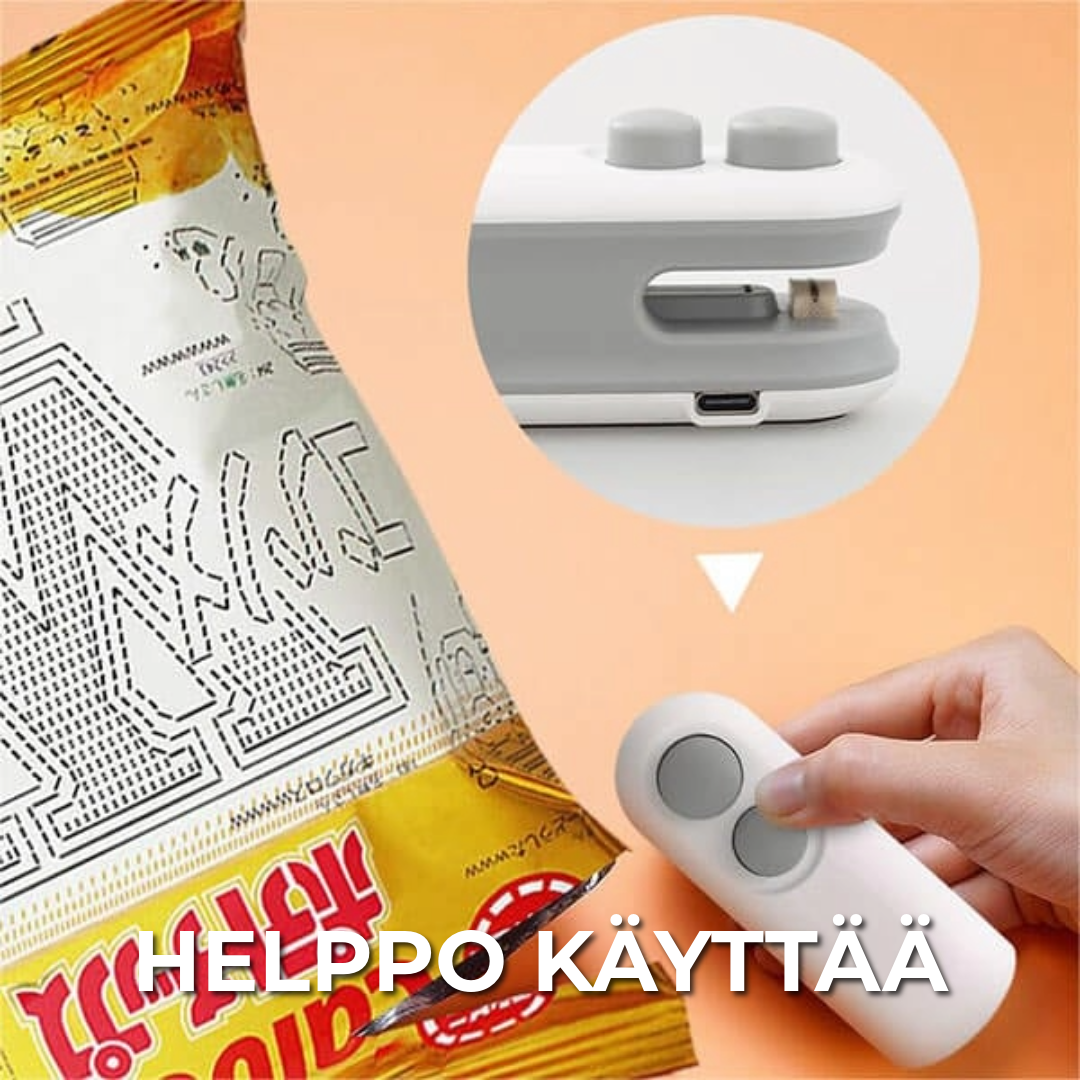 2-in-1 Mini Pakkauksensulkija