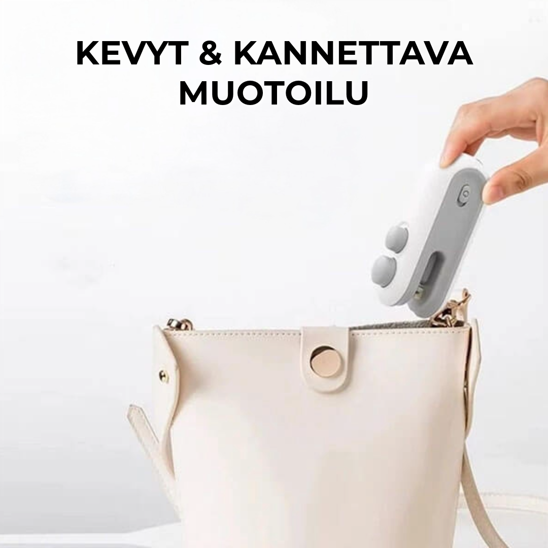 2-in-1 Mini Pakkauksensulkija