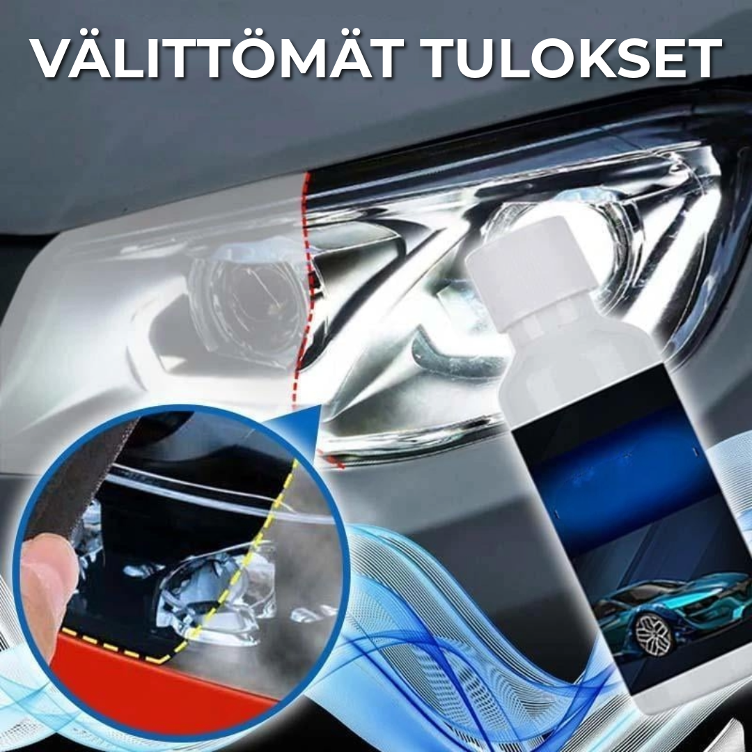 Ammattilaatuinen Kiillotusaine Ajovaloille