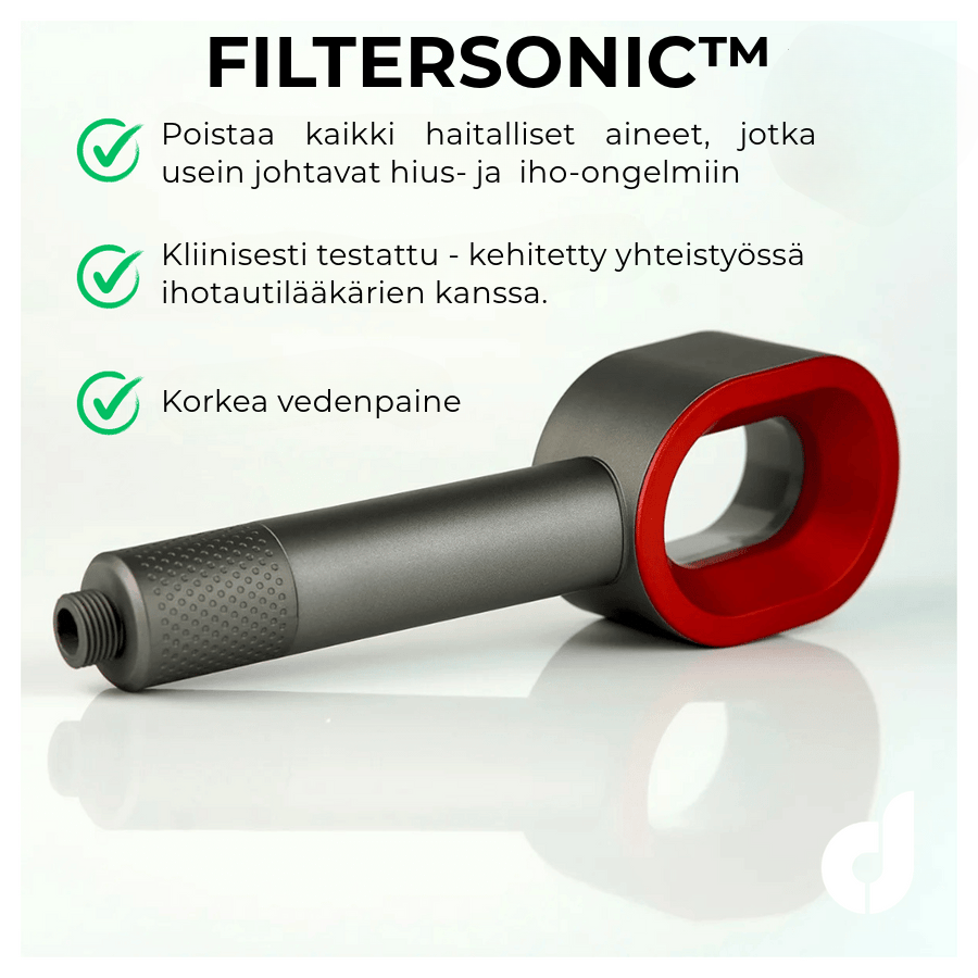 FilterSonic™ luksus suihkupää