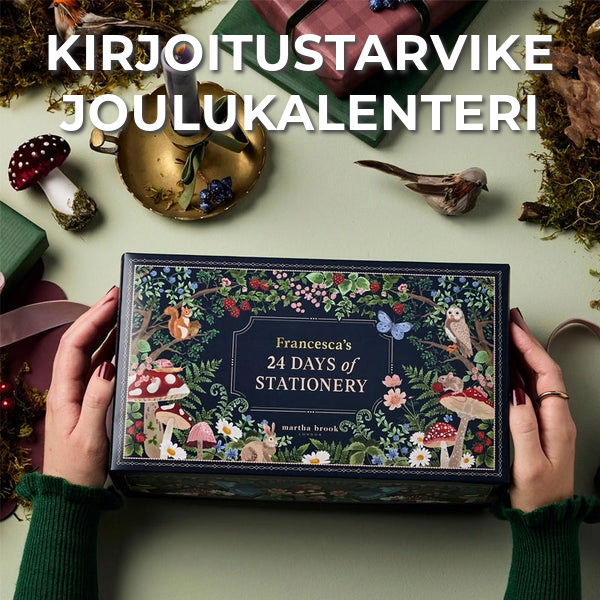 Kirjoitustarvike joulukalenteri