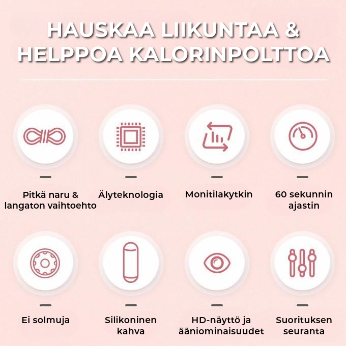 Monitoiminen 2-in-1 hyppynaru