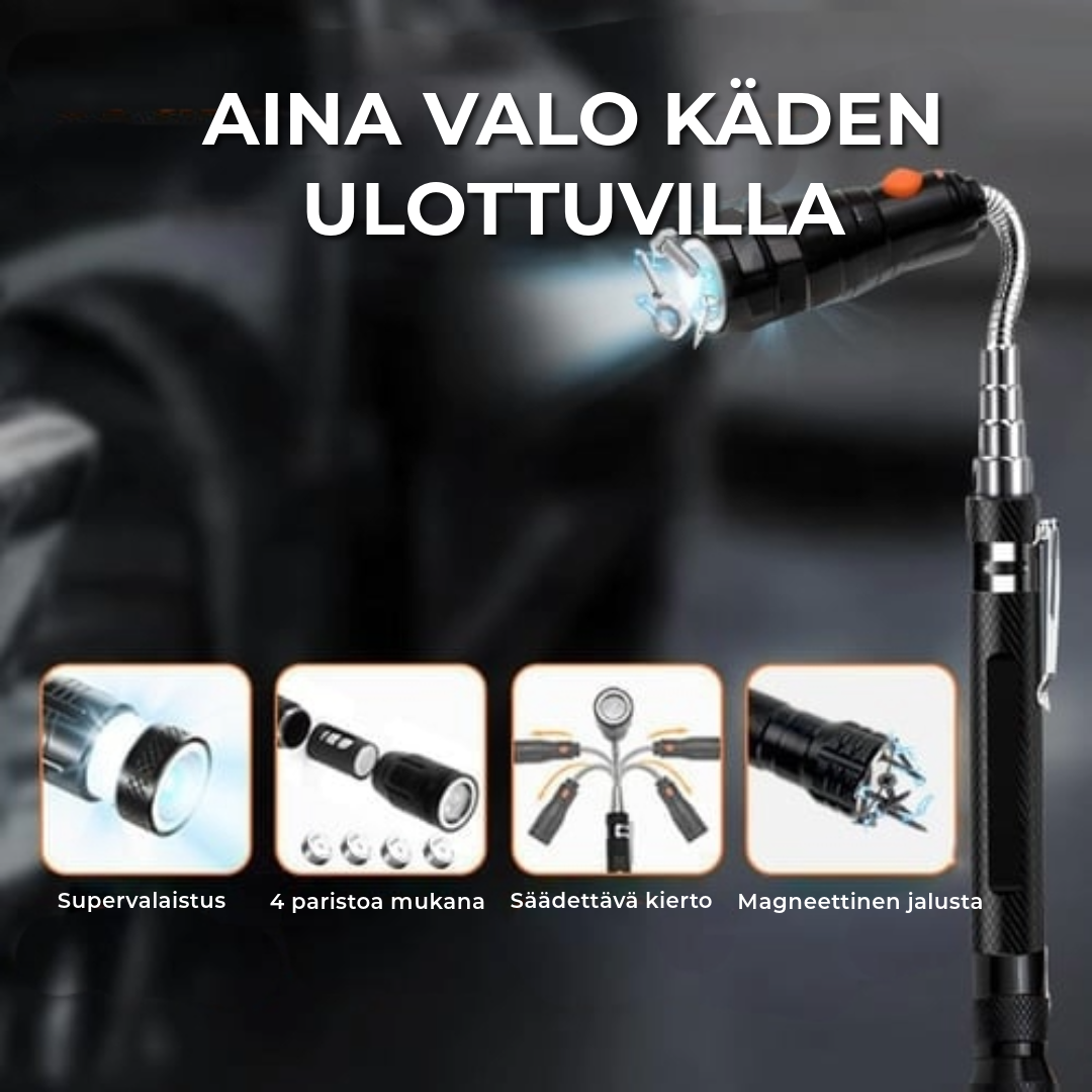 Magneettinen teleskooppilamppu