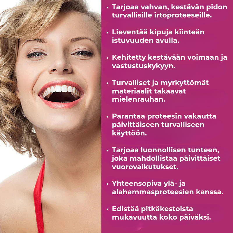 Ammattimainen hammasproteesivoide