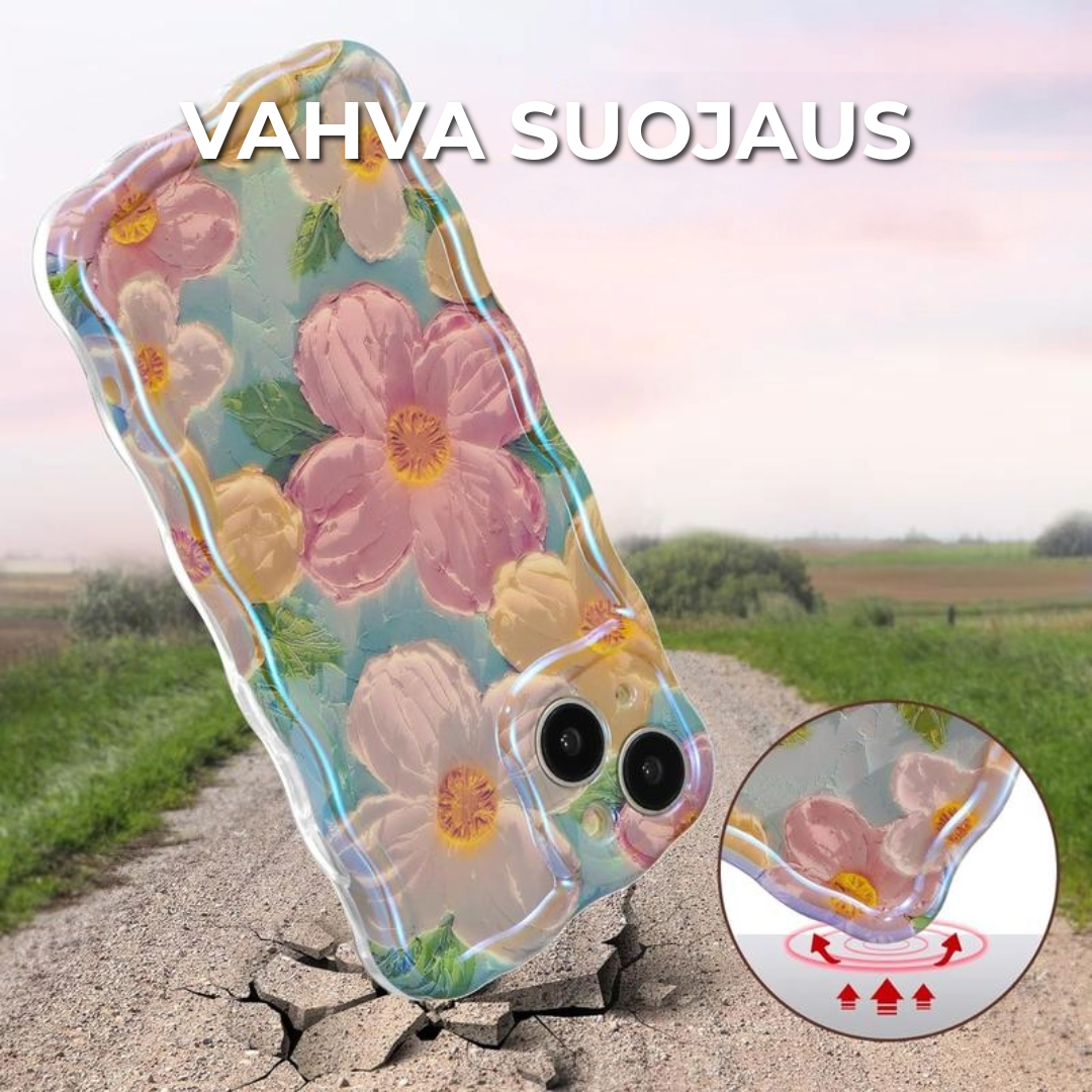Retro Öljymaalattu iPhone Suojakuori
