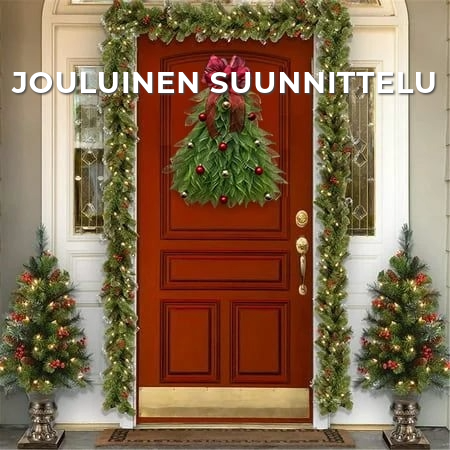 Käsintehty joulukuusikranssi