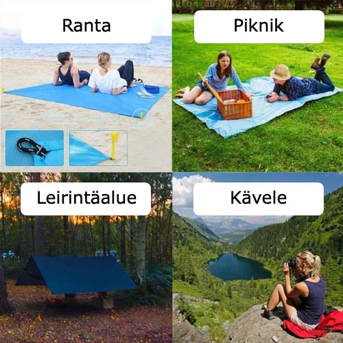 Monikäyttöinen rantapyyhe
