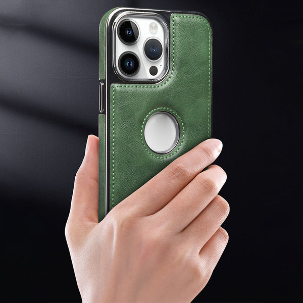 Nahkainen iPhone -suojakuori