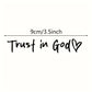 Trust in God Taka peilin tarra