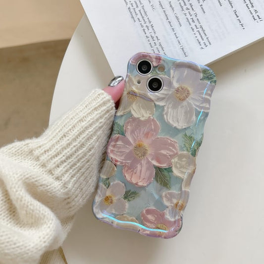 Retro Öljymaalattu iPhone Suojakuori