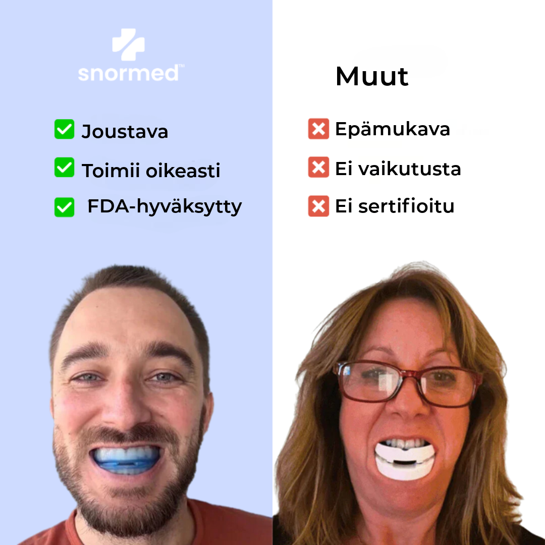 SnorMed™ | Anti-Kuorsaus Suukappale