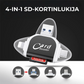 4-in-1 SD-kortinlukija