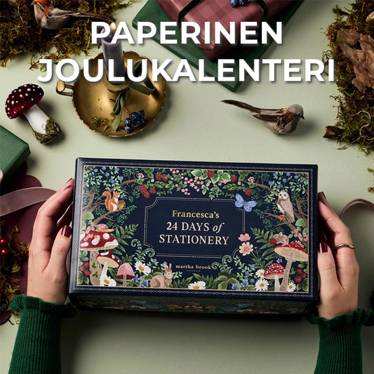 Kirjoitustarvike joulukalenteri