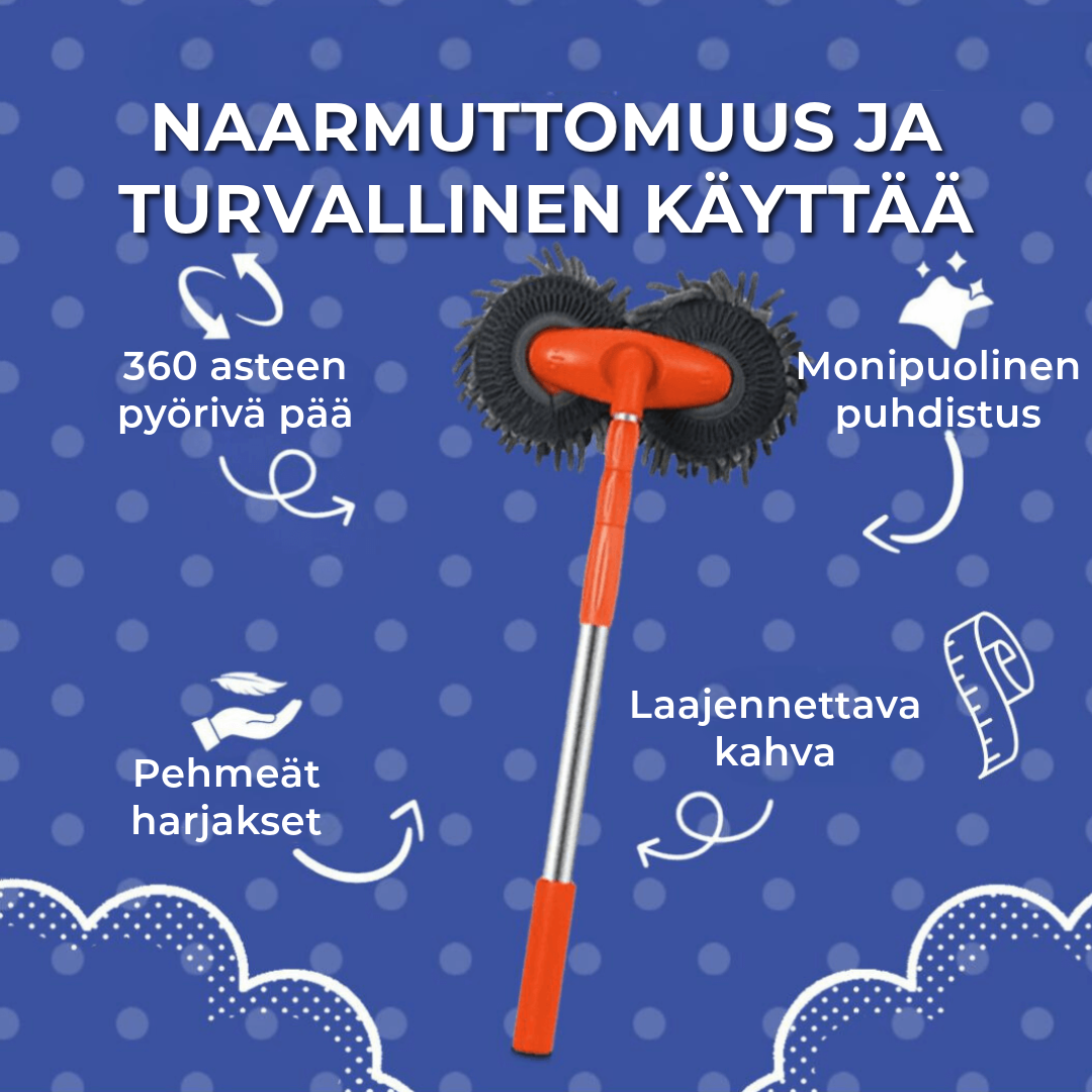 Mikrokuituinen autonharja