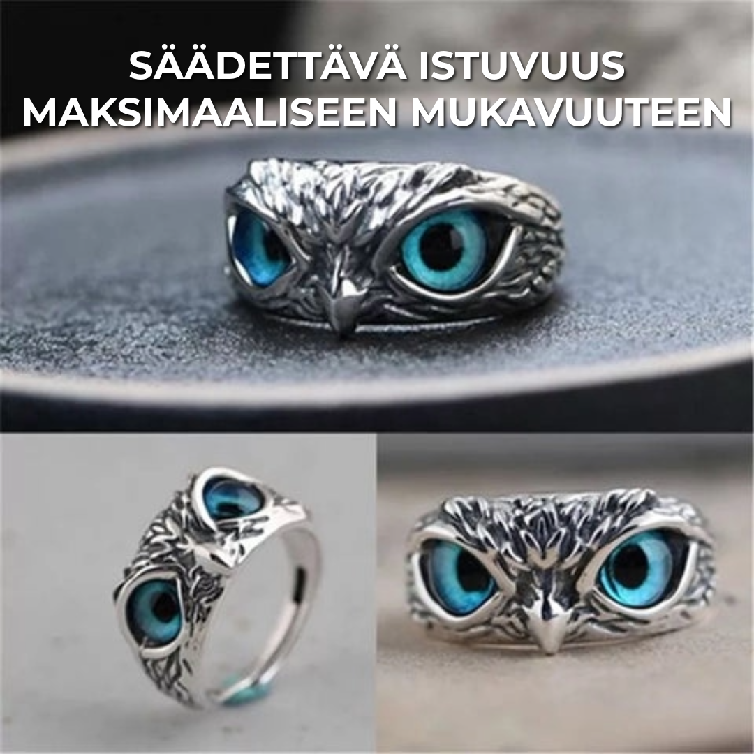 Tyylikäs kotkasormus