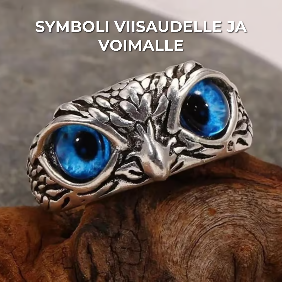 Tyylikäs kotkasormus