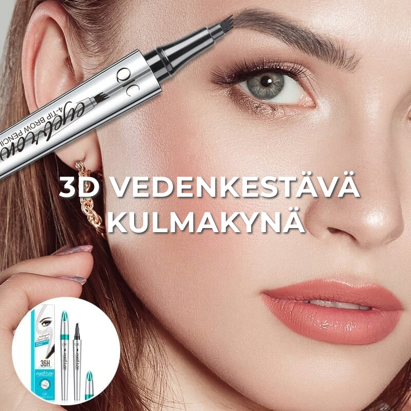3D Vedenkestävä kulmakarvakynä