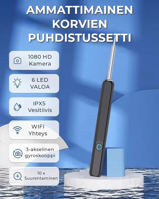 Ammattimainen korvien puhdistussetti |  8 kappaleen setti