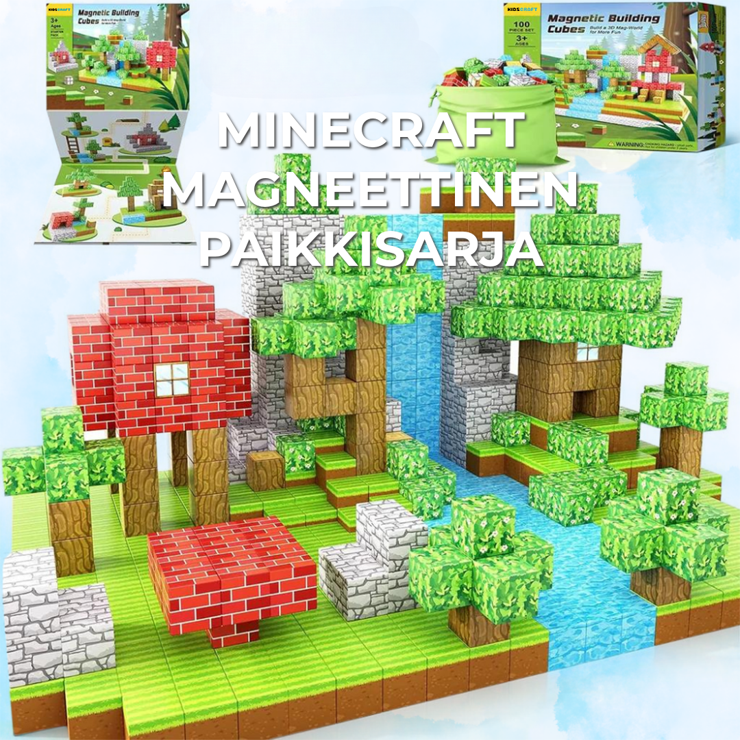 Minecraft magneettinen palikkasarja