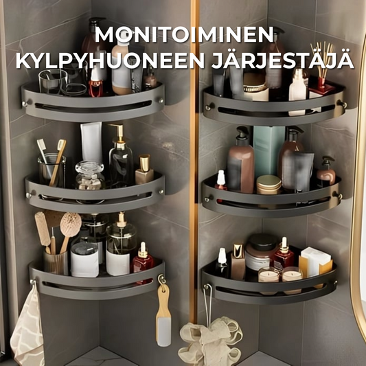 Monitoiminen kylpyhuoneteline