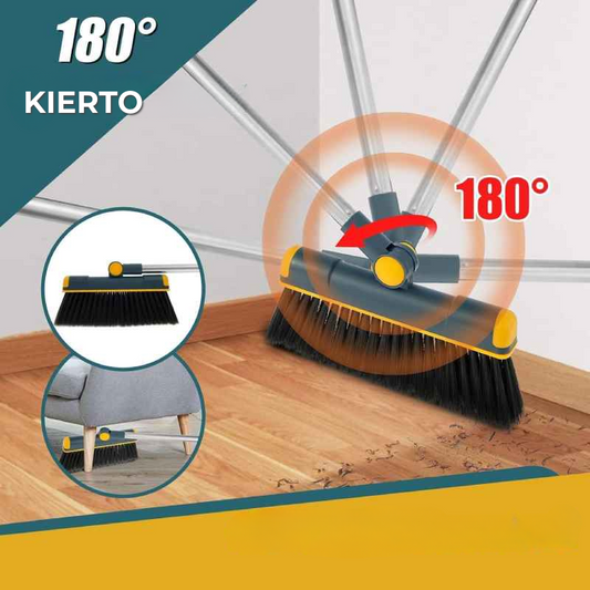 180° Kompakti lattiaharja
